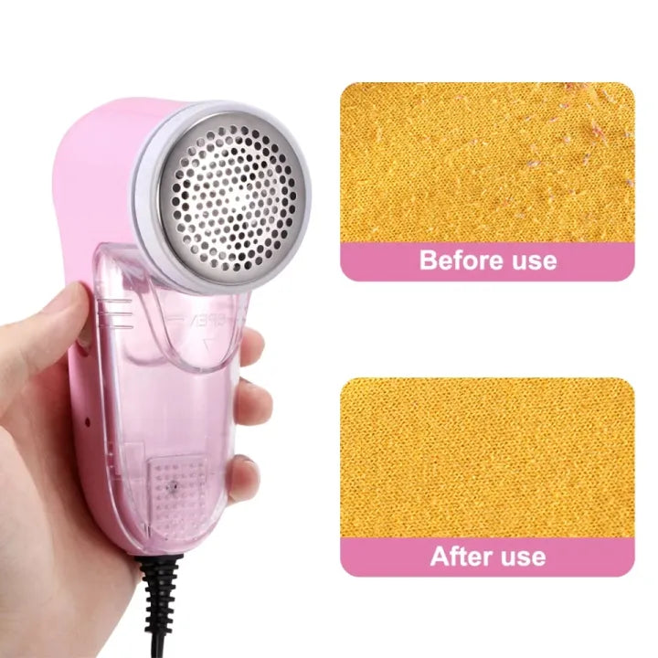 Household Clothes Shaver Fabric Lint Remover Fuzz Electric Fluff portable Brush&blade Professional Lint Remover (Premium Quality with Extra Blades)