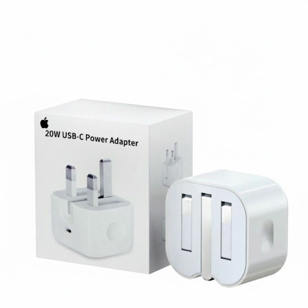 20W PD Charger Type C Adapter - 3PIN US Plug Fast iPhone Charger Only Adapter 20W Supported | Power Adapter for iPhone